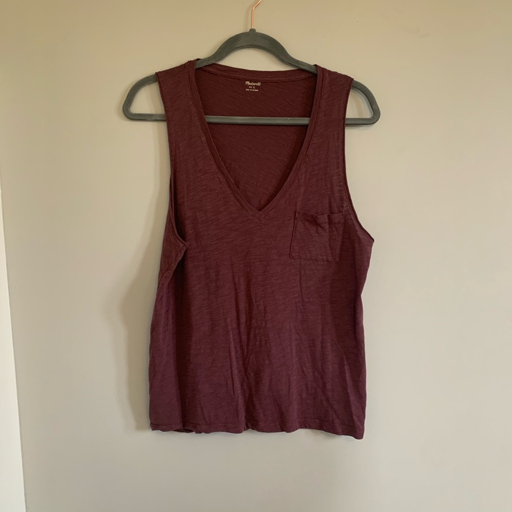 Plum color tank top